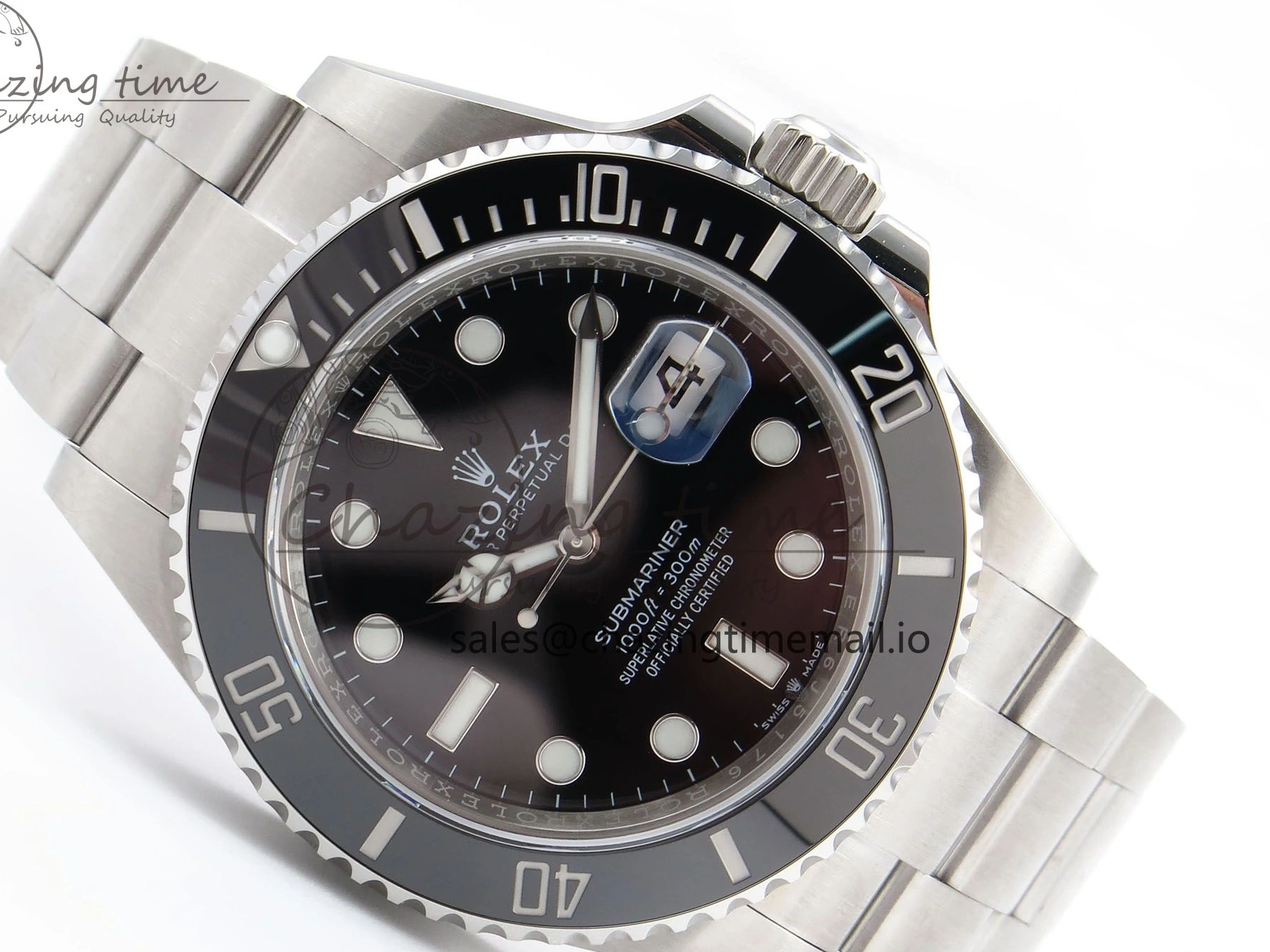 MiroTime 0125 OdorResistant Submariner 41mm 126610 LN Black Ceramic EWEF 1:1 Best Edition on Bracelet SH 1038